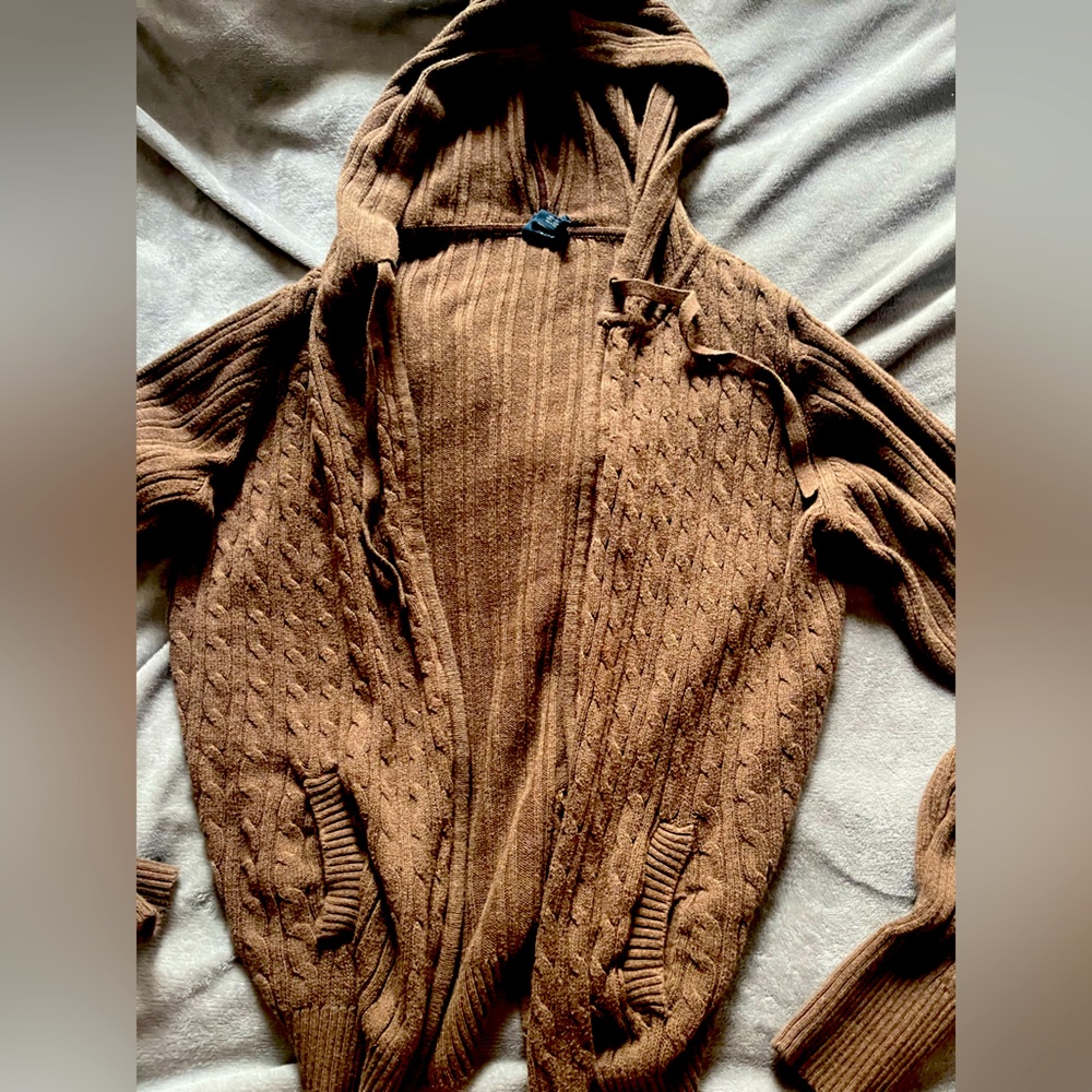 Brown Knitted Jacket